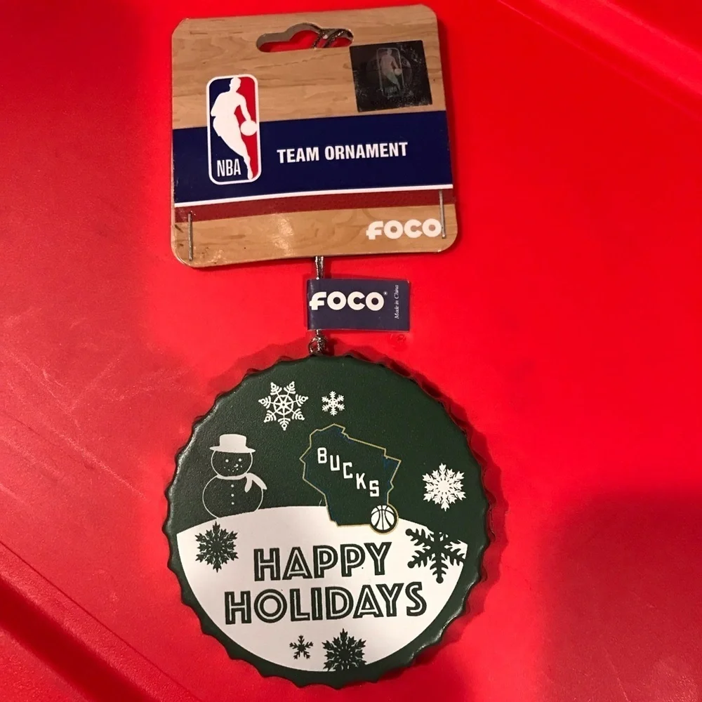 🎄NBA BUCKS Ornament